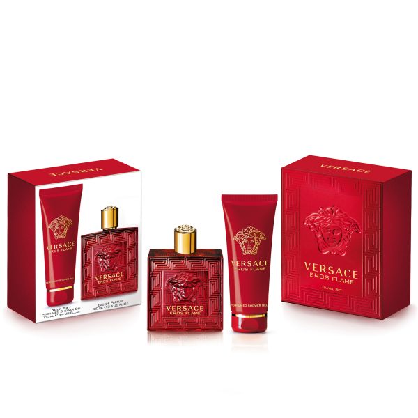 סט ורסאצ'ה ארוס פלאם בושם וגל רחצה Eros Flame